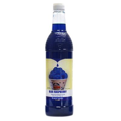 Gold Medal 1425 25 oz Blue Raspberry Snow Cone Syrup, Ready-To-Use