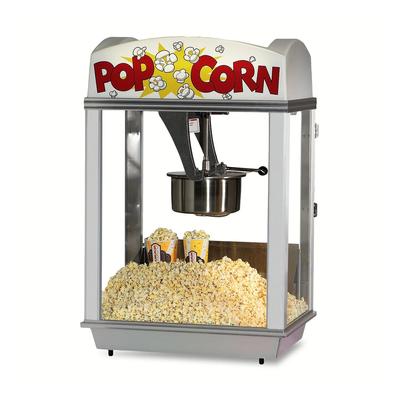 Gold Medal 2001 120V Citation Popcorn Machine w/ 16 oz Unimaxx Kettle & White Dome, 120v