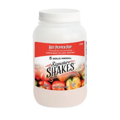 Gold Medal 2368 4 lb Spicy Pepper Pop Signature Shakes Flavoring Mix, Red