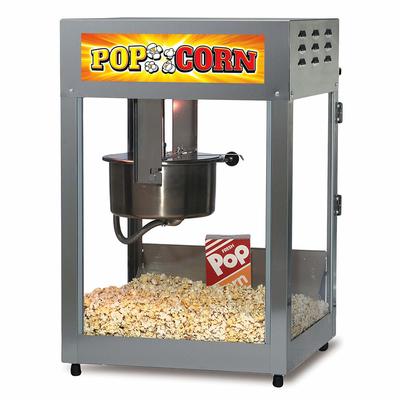 Gold Medal Pop Maxx Popcorn Popper - 14 oz EZ Kleen Kettle, Stainless Steel Dome, Electronic Controls, 120v, 2552