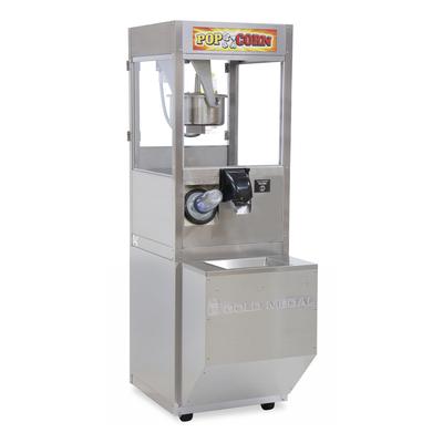 Gold Medal 2776-00-010 ReadyPop Popcorn Popper Base w/ Storage Cabinet, 120v, Stainless Steel
