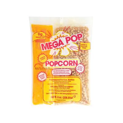 Gold Medal 2836 MegaPop Mega Popcorn Oil Salt Kits...