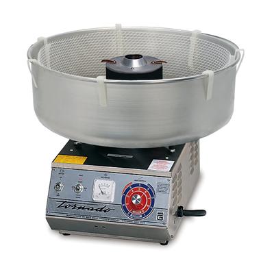 Gold Medal Tornado Floss Cotton Candy Machine - Aluminum Floss Bowl, 120v, Stainless Steel, 3007