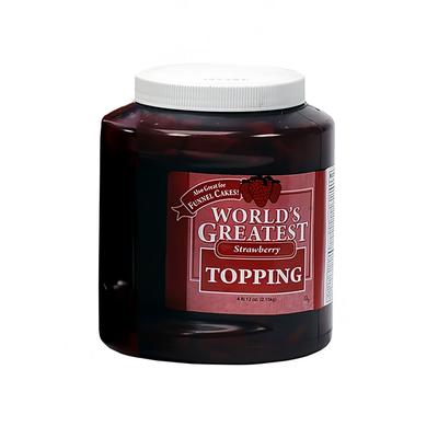 Gold Medal 5140 Ice Cream Topping w/ (3) 66 oz Jars, Strawberry