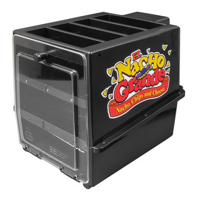 Gold Medal 5330 11 1/2" Cup Cheese Warmer w/ 32 Cup Capacity & 3 Shelves, Clear Door, 32-cup Capacity, Black, 120 V