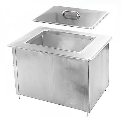 Randell 9510IC 21 1/4" x 14 5/8" Drop In Ice Bin w/ 40 lb Capacity - Insulated, Stainless Steel