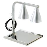 Eagle Group BW-2-120 RedHots 2 Bulb Portable Heat Lamp w/ Adjustable Arm, Steel, 120v, Silver