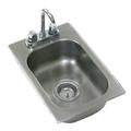 Eagle Group SR10-14-5-1 (1) Compartment Drop-in Sink - 10" x 14", Drain Included, Stainless Steel