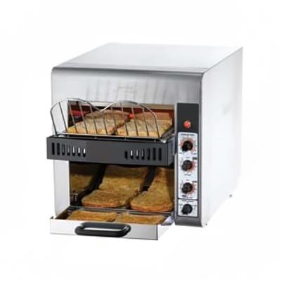 DoughXpress DXP-CT300 Conveyor Toaster - 360 Slices/hr w/ 9 4/5" Belt, 220v/1ph, Stainless Steel