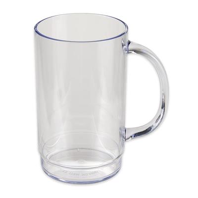 GET 00083-1-SAN-CL 20 oz Beer Mug, SAN Plastic, Cl...