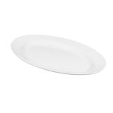 GET M-4010-W 16 1/4" x 12" Oval Hidden Treasures Platter - Melamine, White