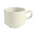 GET PA1101904324 8 oz Actualite Tea Cup - Porcelain, Bright White