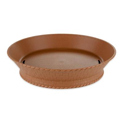 GET RB-892-TER 9" Round Fast Food Basket, Plastic, Terracotta, Brown