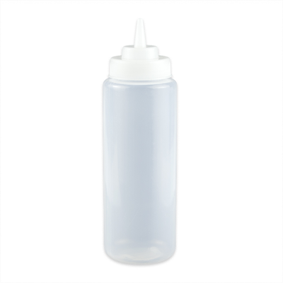 GET SB-32-CL 32 oz Squeeze Bottle w/ Lid, Clear