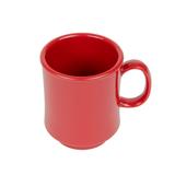 GET TM-1308-CR 8 oz Plastic Coffee Mug, Cranberry, Red