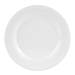 GET WP-12-DW 12" Round Melamine Dinner Plate, White, Wide Rim, 1 Doz./Case