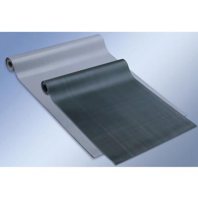 Cactus Mat 1010R-C3 Deep Groove Corrugated Runner - 3' x 105', Vinyl, Black, 1/8" Thick