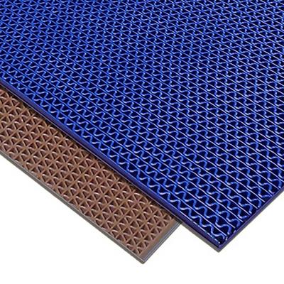 Cactus Mat 1042M-420 BRN Aqua Safety Runner - 4' x 20', Vinyl, Brown