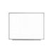 Luxor WB4836LB 48" x 36" Wall Mount Magnetic Whiteboard w/ Ghost Grid - Aluminum Frame