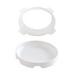 Louis Tellier ECLIPSE 7" Round Eclipse Mold - Silicone, White