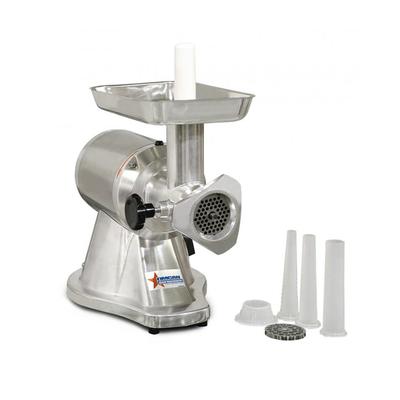 Omcan 21720 Countertop Meat Grinder w/ #12 Head, 110v, 1 HP, Stainless Steel