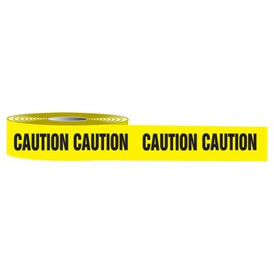 Accuform Signs MPT00 Plastic "CAUTION" Barricade Tape, Yellow