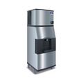 Manitowoc IDT0750W/SPA312 Indigo NXT 703 lb Full Cube Commercial Ice Machine w/ Ice Dispenser - 180 lb Storage, Bucket Fill, 208-230v/1ph, Stainless Steel | Manitowoc Ice