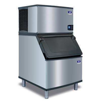 Manitowoc IYT0300W/D400 310 lb Indigo NXT Half Cube Commercial Ice Machine w/ Bin - 365 lb Storage, Water Cooled, 115v, 310-lb. Production, Blue | Manitowoc Ice