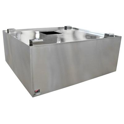 John Boos 36" Condensate Hood with Full Gutter - Stainless Steel, 36" x 36", C2H-36-2