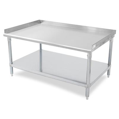 John Boos EES8-3048 Equipment Stand w/ Adjustable Galvanized Undershelf & Legs, 48 x 30", Stainless Steel