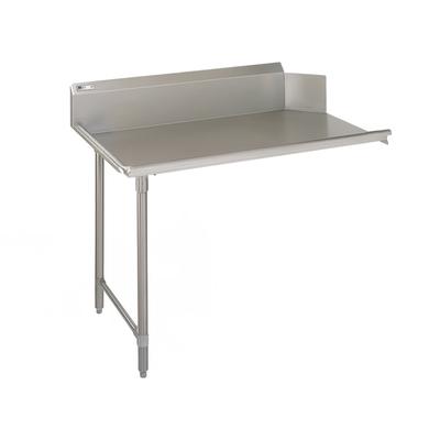 John Boos JDTC-20-60L 60" Clean Dishtable - Stainless Steel, 30"L x 44"H, R to L, Freestanding