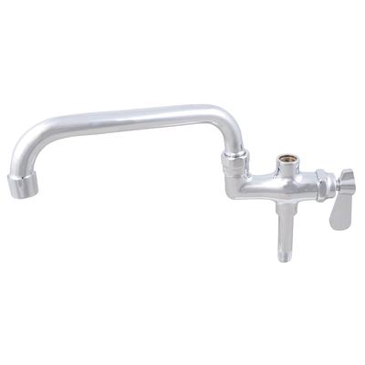 John Boos PB-AD-12LF Low Lead Add-On Faucet w/ 12" Swing Spout, 12" Spout, Lead Free