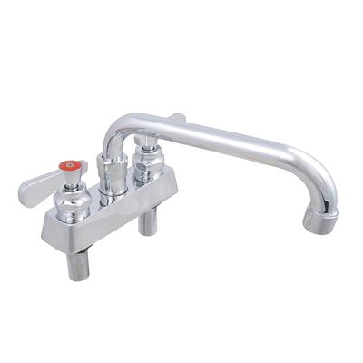 John Boos PBF-4DM-6LF-X Deck Mount Heavy Duty Faucet w/ 6" Swing Spout, Chrome