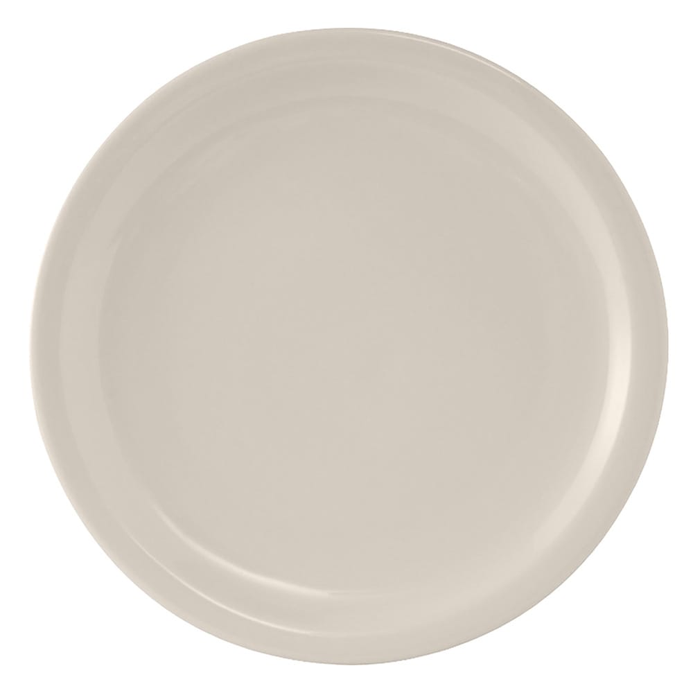 Tuxton TNR-006 6 1/2" Round Nevada Plate - Ceramic, American White, 3 Dozen