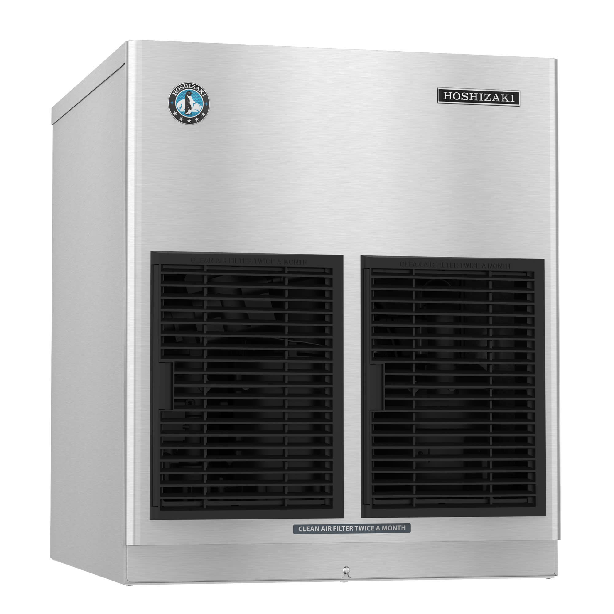 Hoshizaki FD-650MWJ-C 22" Nugget Ice Machine Head - 622 lb/24 hr, Water Cooled, 115v/1ph, Self Contained Condenser, Stainless Steel