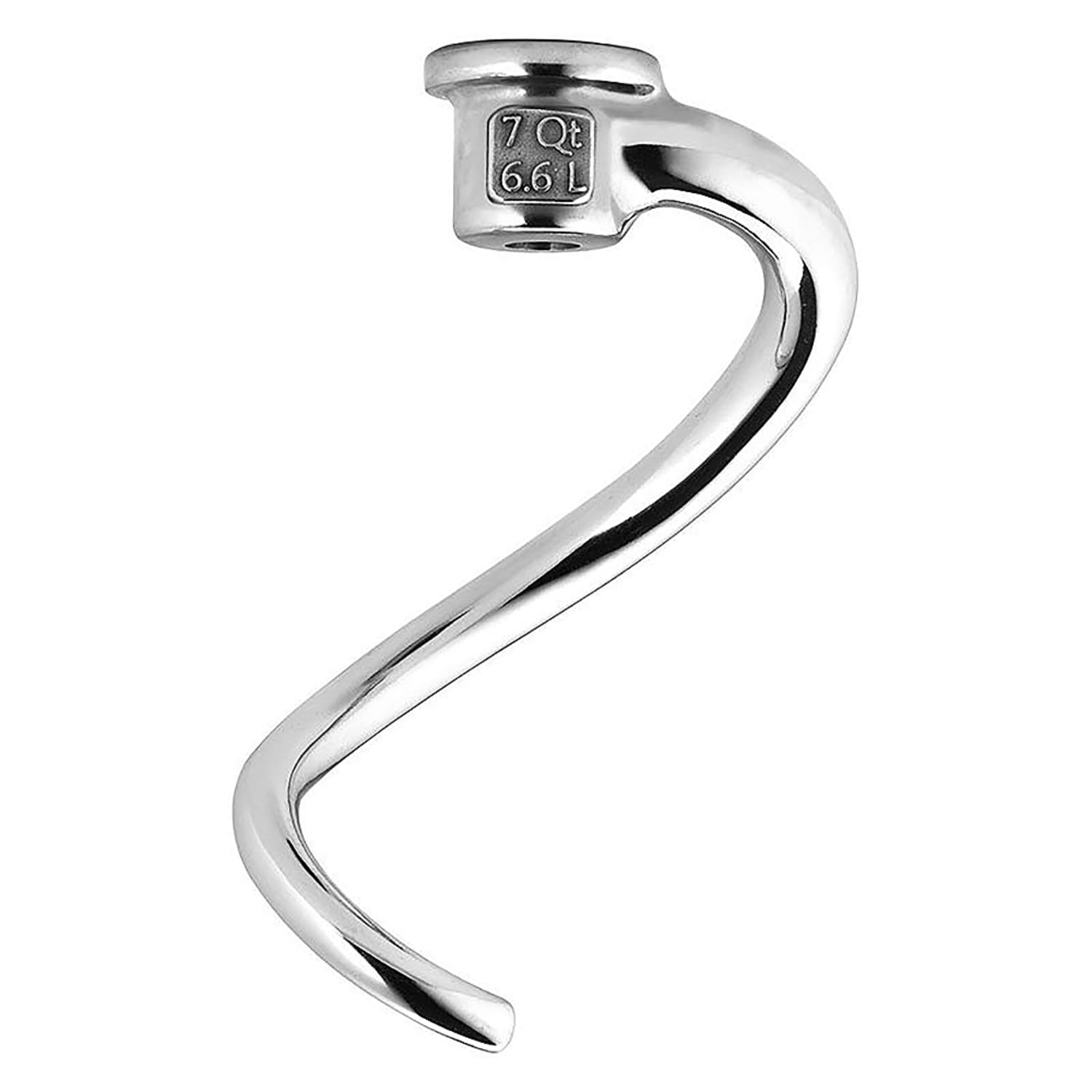 KitchenAid Commercial KSMC7QDH 7 & 8 qt Dough Hook, Stainless Steel - KitchenAid Commercial