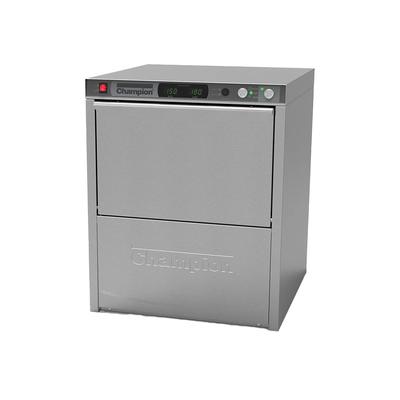 Champion UH330ADA High Temp Rack Undercounter Dishwasher w/ 30 Racks/hr, Built-in Booster, 208v/1ph, 208 V, Stainless Steel