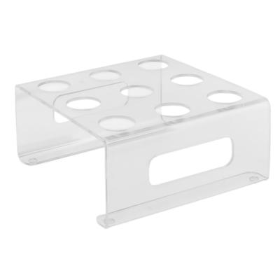 Dispense-Rite CTCS-9C 9 Section Ice Cream Cone Holder - Acrylic, Clear