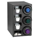 Dispense-Rite SLR-C-3RBT Cup & Lid Organizer, (8) Compartment, All Cup Types, Black