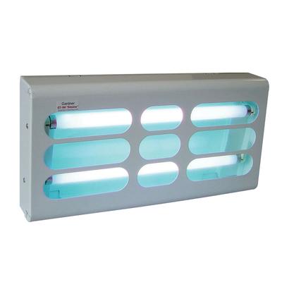 Gardner GT-180 Wall Mount UV Insect Light Trap w/ Glueboard - 1500 sq ft Range, White