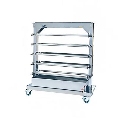 Rotisol USA RACK101160 Spit Rack for (10) Spits for FlamBoyant 1160 Rotisseries, Stainless Steel