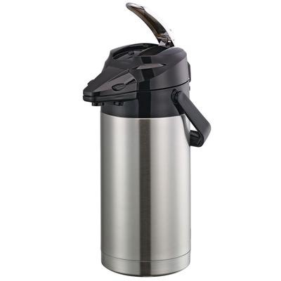 Service Ideas ENALS25S 2 1/2 Liter Lever Action Airpot, Stainless Steel Liner, Silver
