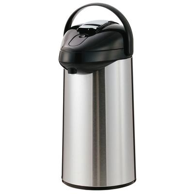 Service Ideas SSAL375 Steelvac 3 3/4 Liter Lever Action Airpot, Stainless Steel Liner, Silver
