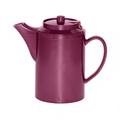 Service Ideas TS612BU 16 oz Dripless Teapot w/ Baffled Spout, Self-Locking Lid, Burgundy, Purple
