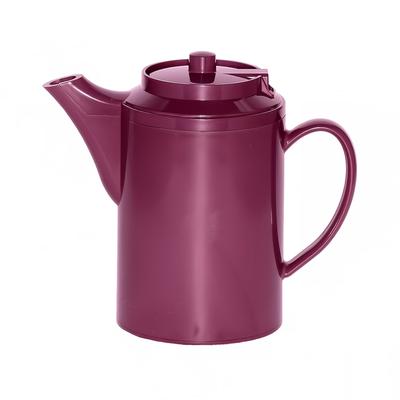 Service Ideas TS612BU 16 oz Dripless Teapot w/ Baffled Spout, Self-Locking Lid, Burgundy, Purple