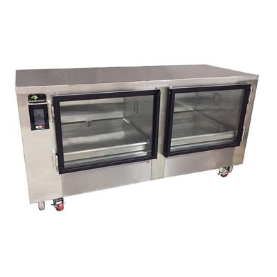 Carter-Hoffmann GC12 Undercounter Non-Insulated Mobile Growing Cabinet w/ (4) Growing Flat Capacity, 120v, 120 V, Stainless Steel