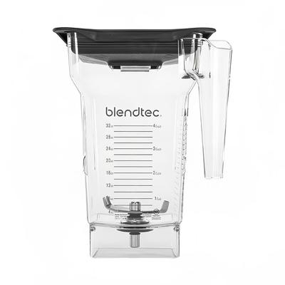 Blendtec 40-711-01 75 oz FourSide Jar w/ Black Gripper Lid & 3" Wingtip Blade - Tritan, Clear