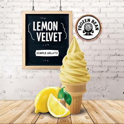 The Frozen Bean FG200041 48 oz Gelato & Ice Cream Mix, Lemon Velvet