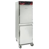 Cres Cor 1000-HH-SS-2DX Full Height Insulated Mobile Heated Cabinet w/ (16) Pan Capacity, 120v, 2 Compartments, Deluxe Controls, Stainless Steel