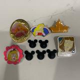 Disney Other | Lot Of 5 New Tradeable Disney Aurora Sleeping Beauty Briar Pins W Back | Color: Blue/Pink | Size: Fun For Everyone!